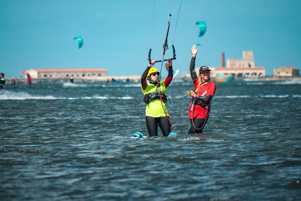 lessons kite sicily lo stagnone