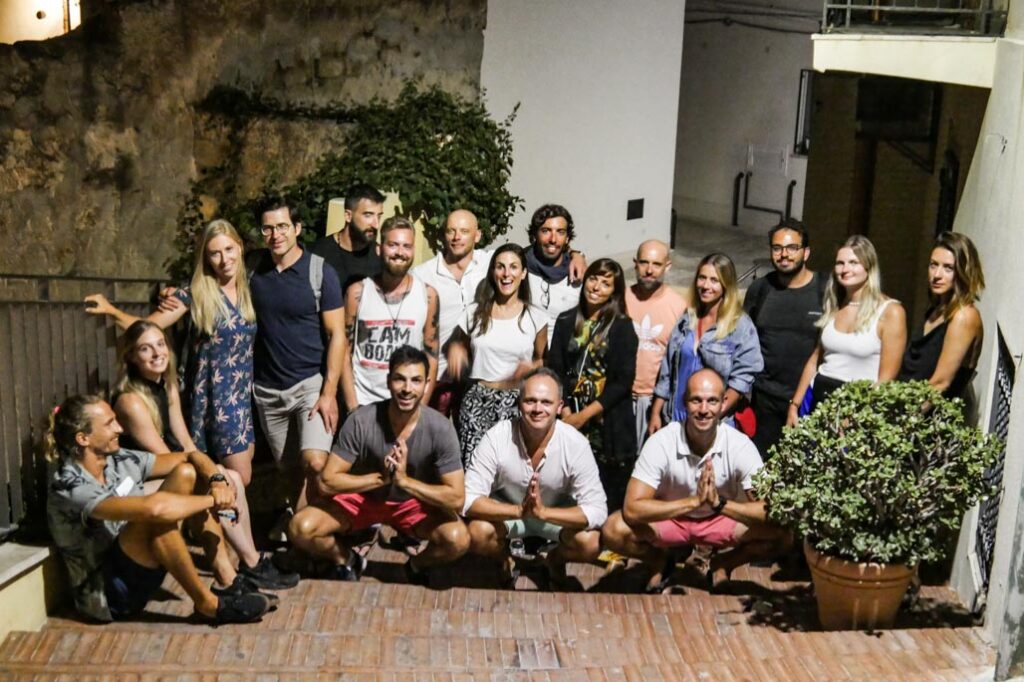 kite yoga camp sicily